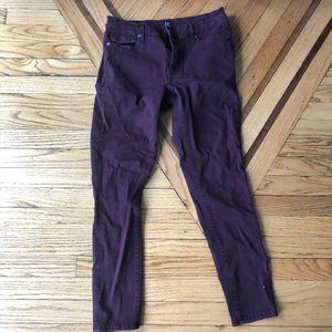 Burgundy Gap Jeans-Size 29